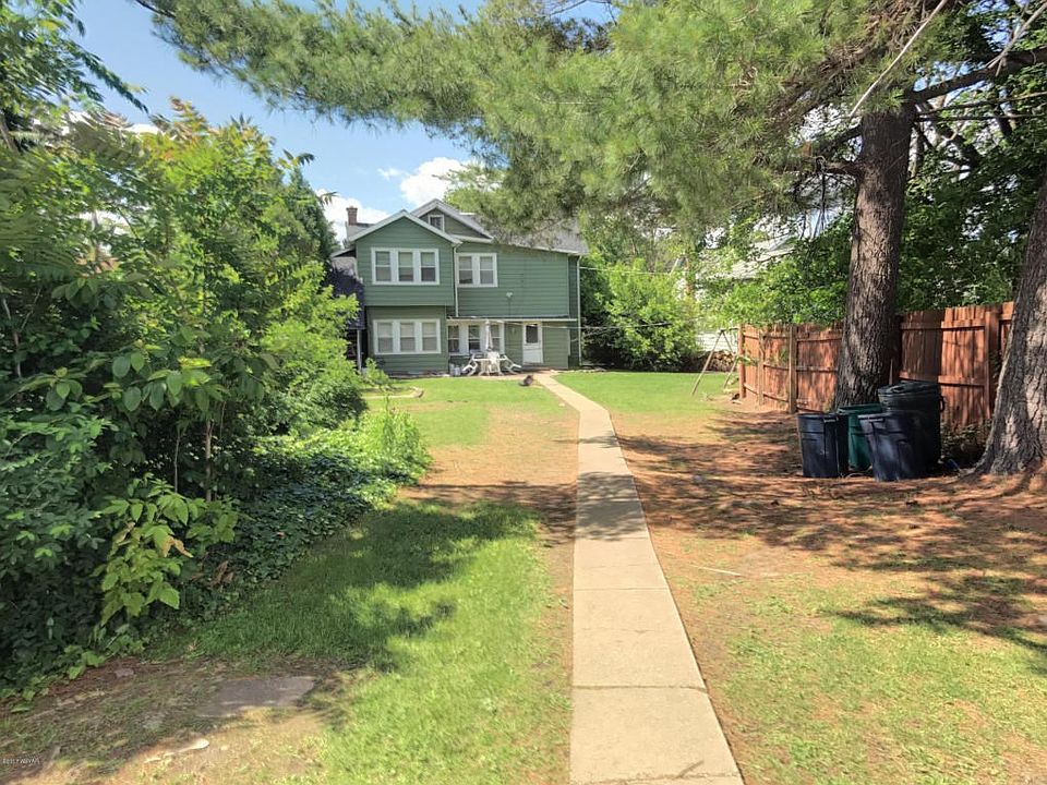 back yard & walkway