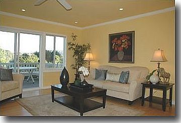 Upper living room with a view!