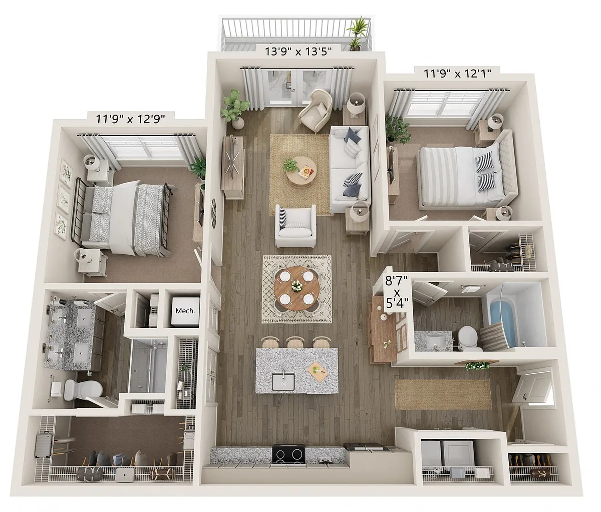 Floor plan The Herty