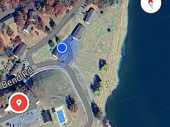 Waterfront bldg (blue dot)