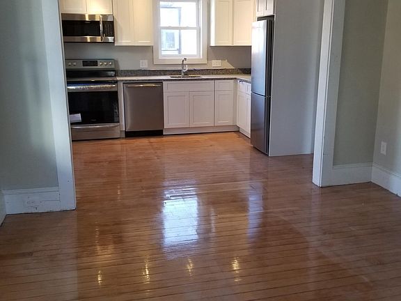 Living room into kitchen