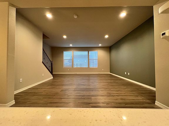 Main Level - Living room view in the evening