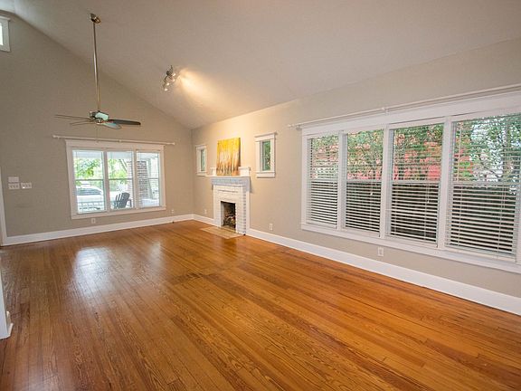 Living room and dining areas
