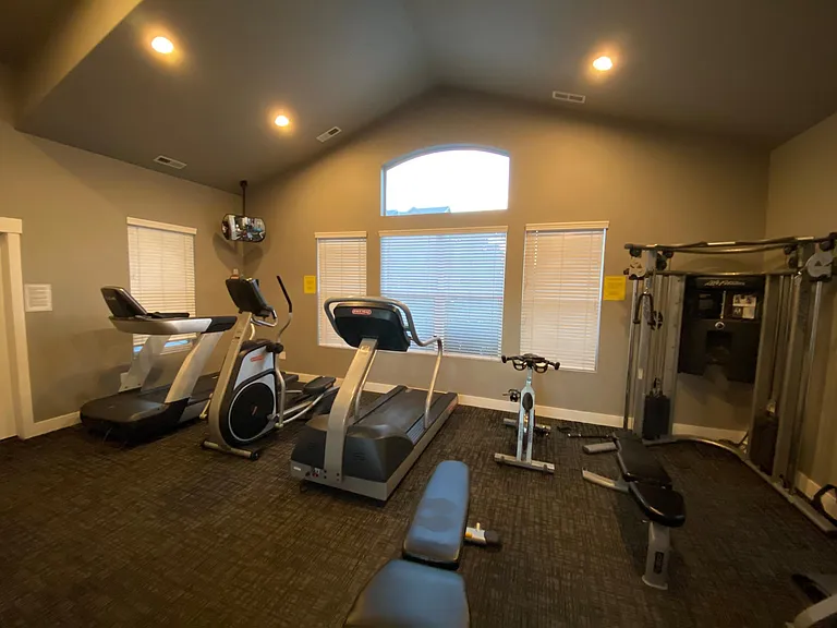 Fitness center in the clubhouse