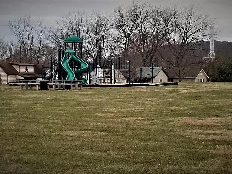 View across street