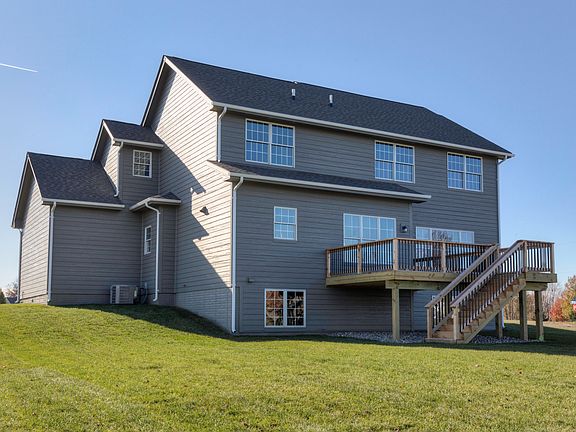 Rear yard with irrigation