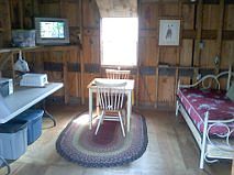 inside bunkhouse