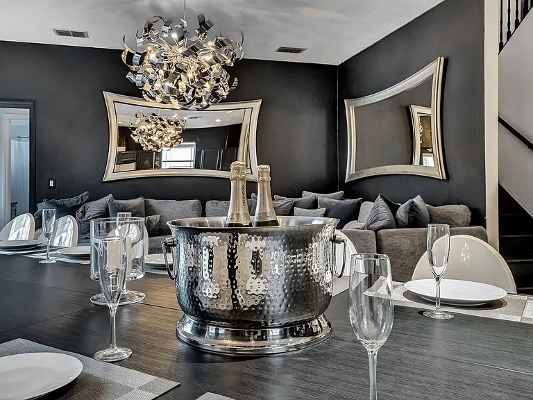 Embrace contemporary elegance! Our home boasts modern design features, an architectural delight that takes your stay to new heights.