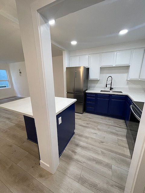 walk around center island great for accessing kitchen