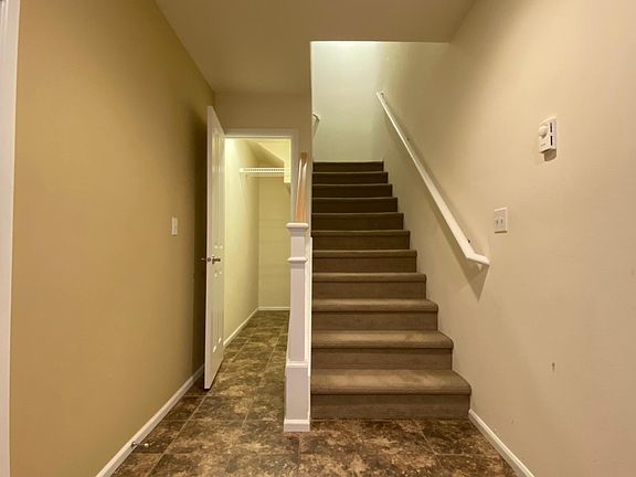 1st floor, front door, garage entries