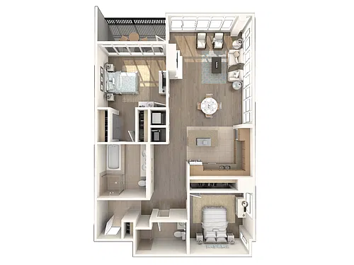 Floor plan Irvine 1