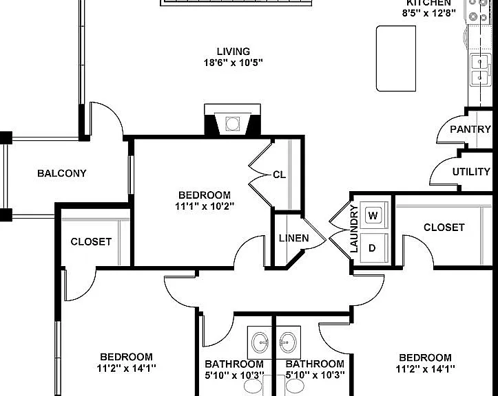 C3 Floorplan w Dimensions C3 Floorplan w Dimensions