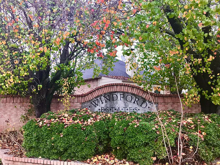 Neighborhood entrance from Legacy Drive