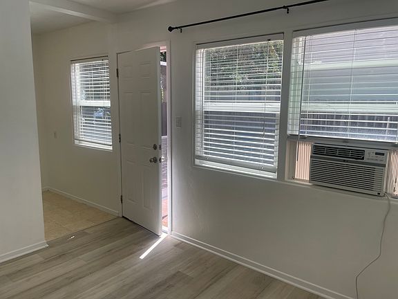 Living room into kitchen.