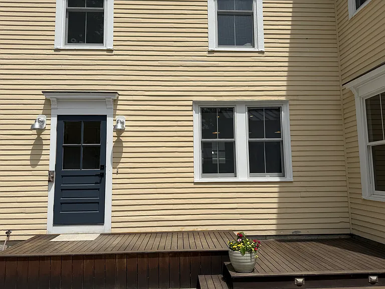 Side entrance