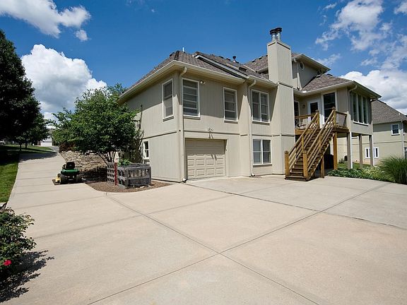 Rear driveway