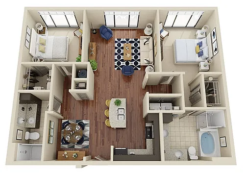 Floor plan B1