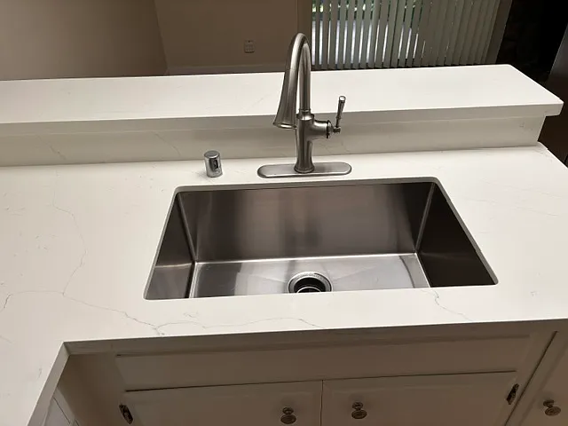 New countertops and sink