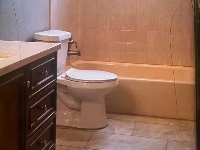 newly renovated guest bath