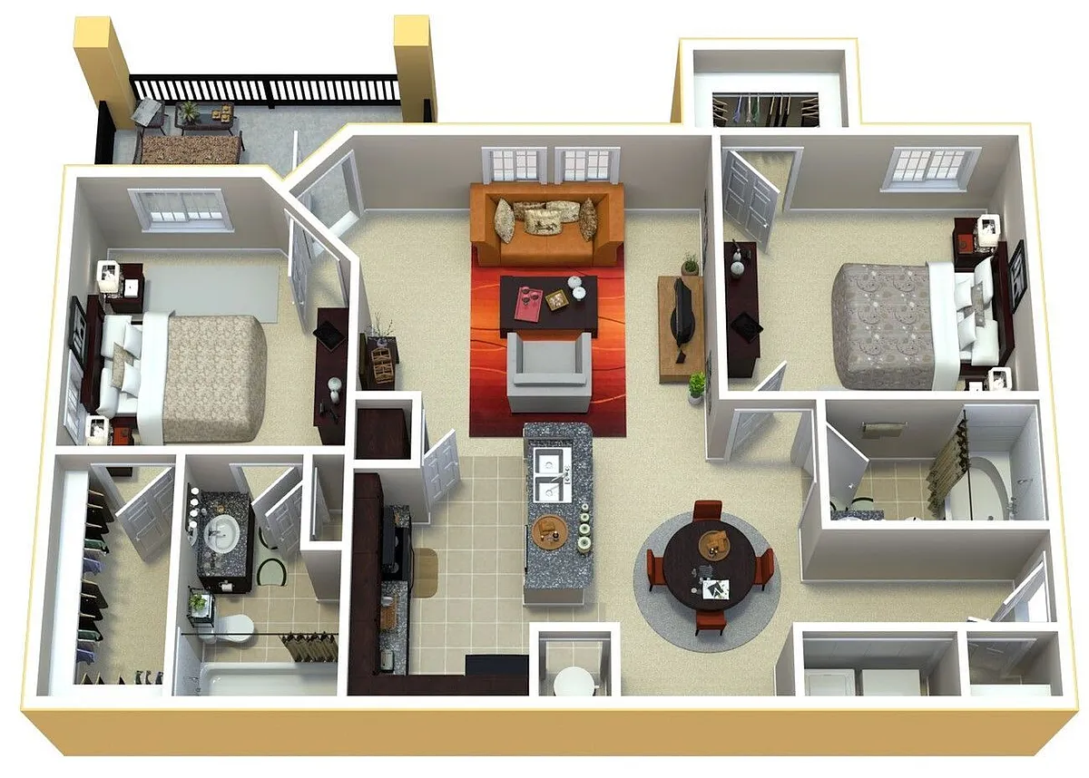 Floor plan B1