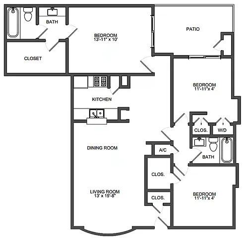 Floor plan C3