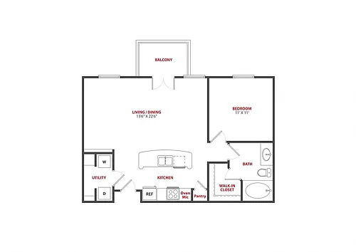 Floor plan Dauphine