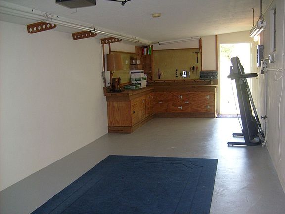 Garage with Large Workbench