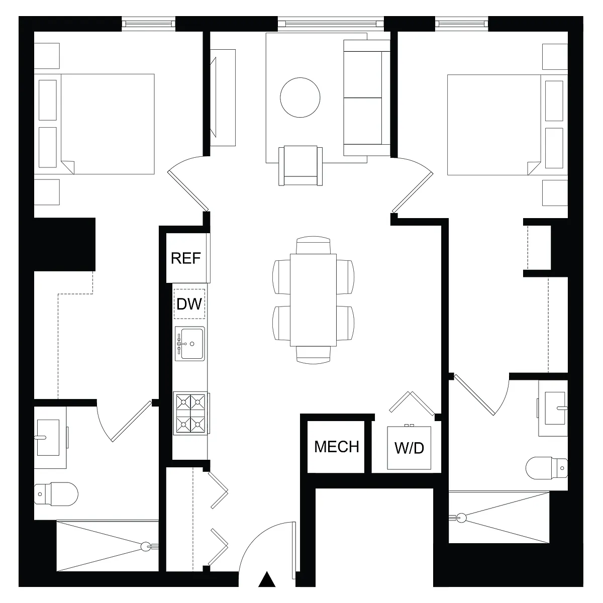Floor plan B3