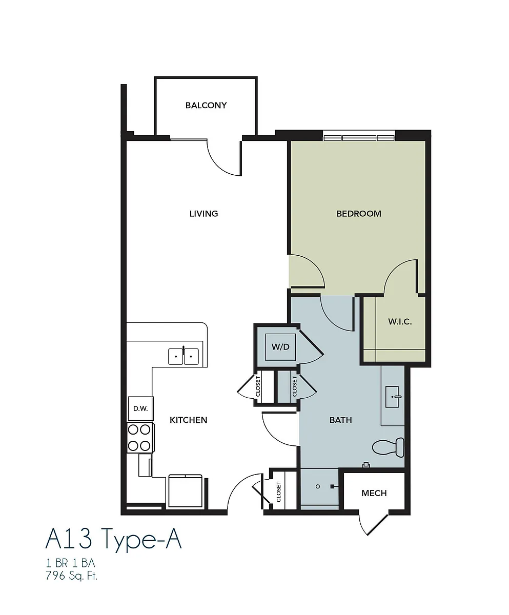 Floor plan A13A