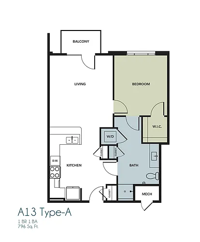 Floor plan A13A