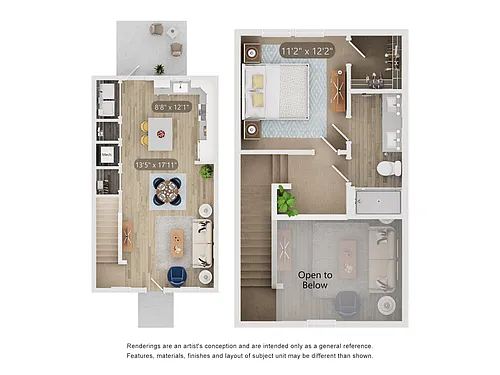 Floor plan Townhome A2