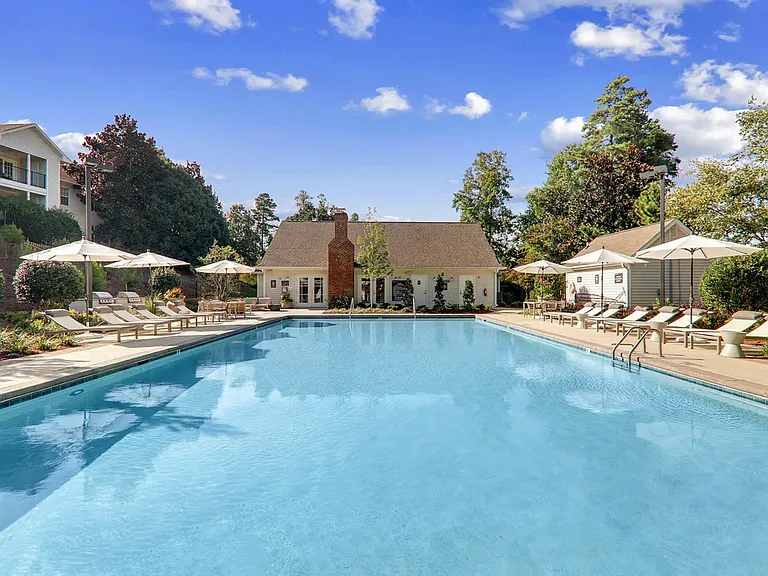 Resort-Style Swimming Pool with sun shelf