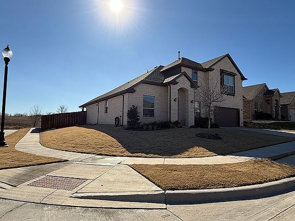 Large corner lot.