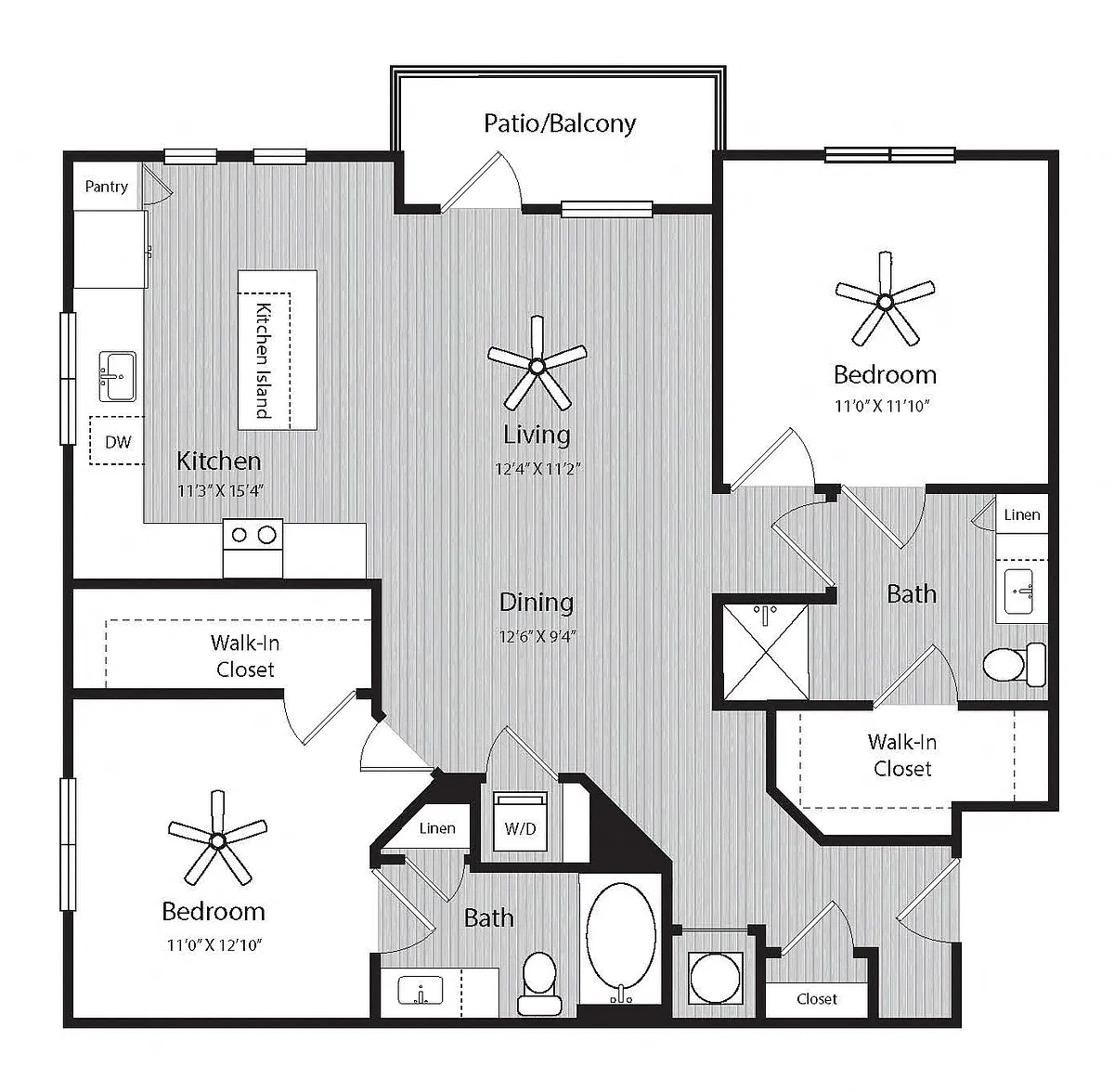 Floor plan B3
