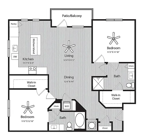 Floor plan B3