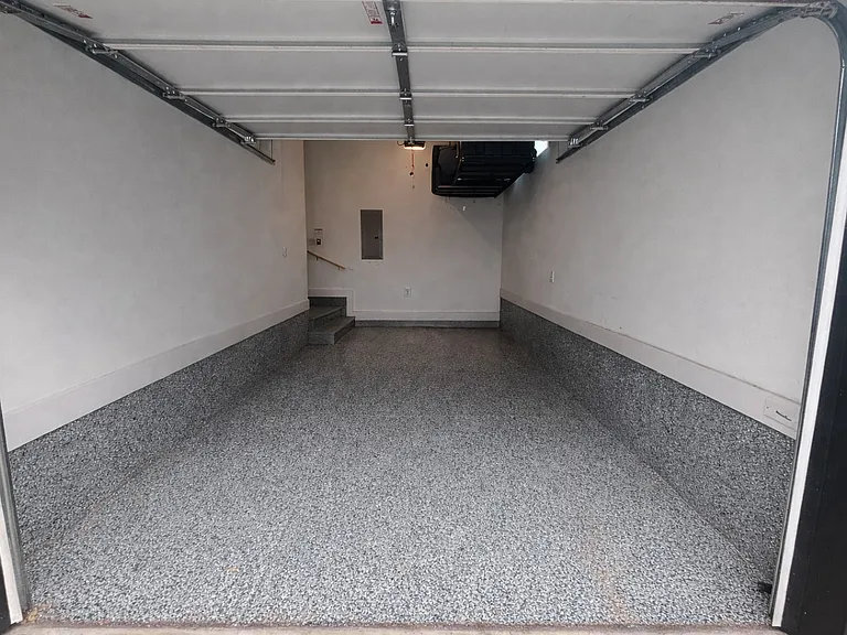 Attached garage with ample storage