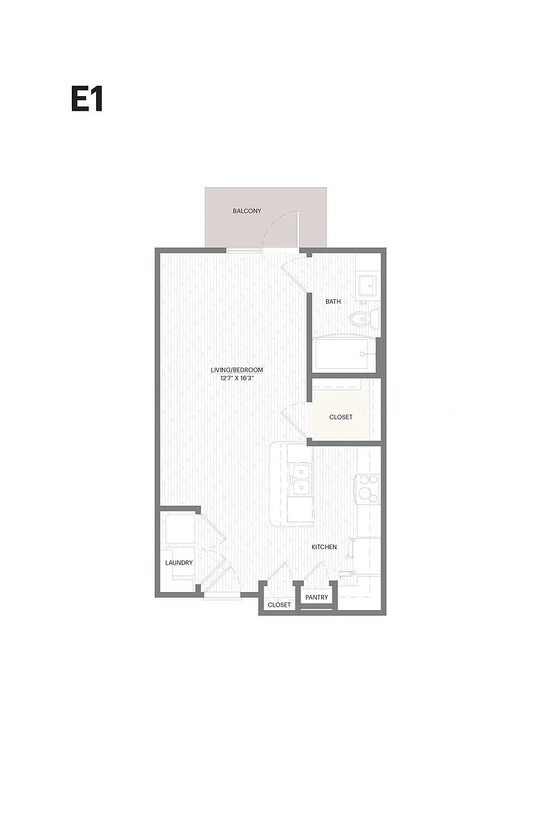 Floor plan E1