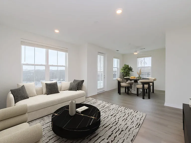 Living Room with Hard Surface Flooring