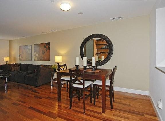 Open Floor Plan for Dining and Living Room