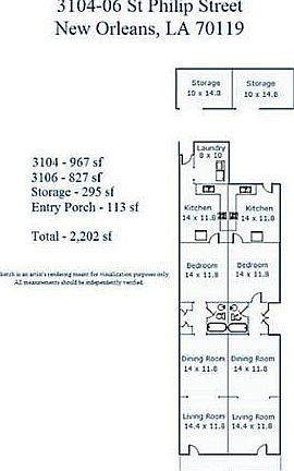 2nd image of 3104 Saint Philip St #6
