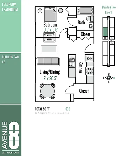 Floor plan 16 Series 2 Bedroom / 2 Bath