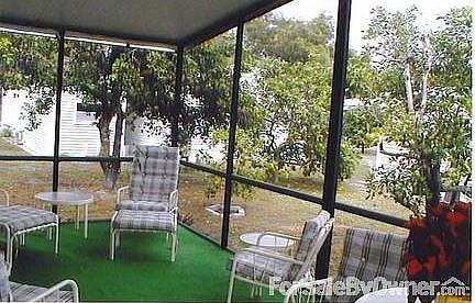 Screened in porch