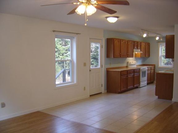 Kitchen/dining area; parking side entrance