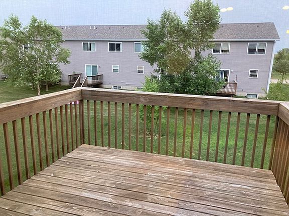 Rear deck and back yard (fence installed after this photo was taken)