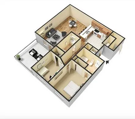 Floor plan THE PERCHERON