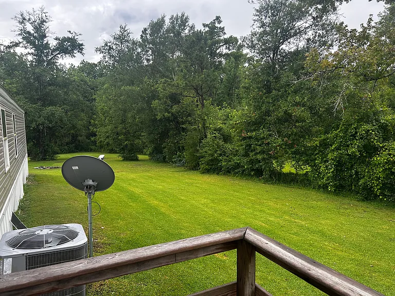 Private back yard