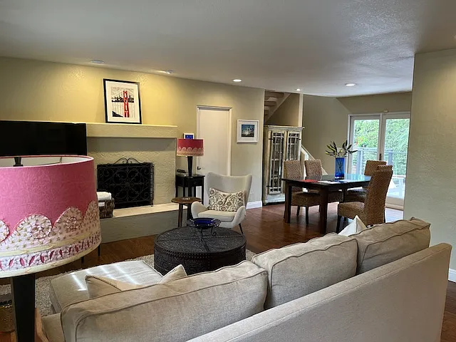 Downstairs living room/dining room