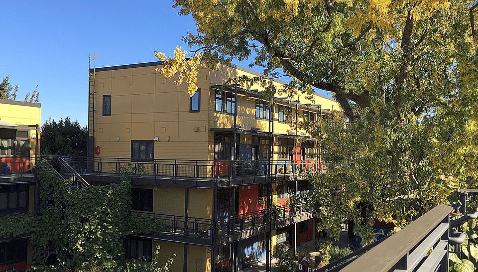 Corner unit on second floor