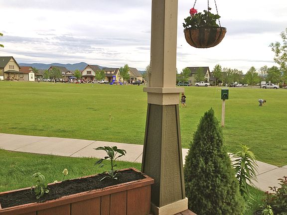 View of park from porch