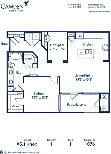 Floor plan Knox